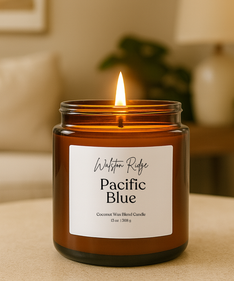 Pacific Blue Candle