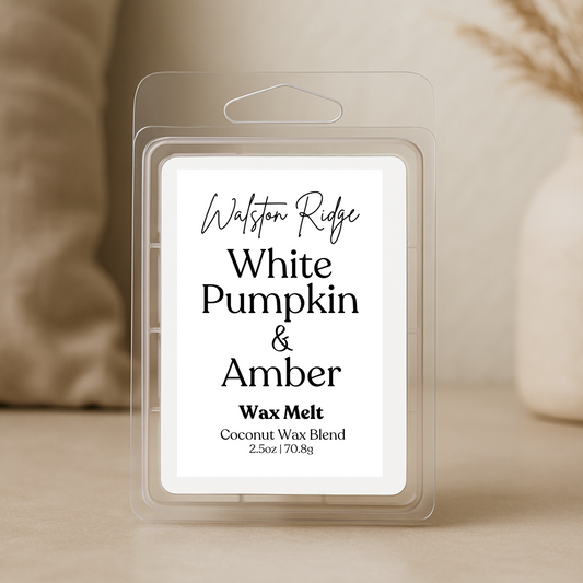 White Pumpkin + Amber Wax Melt