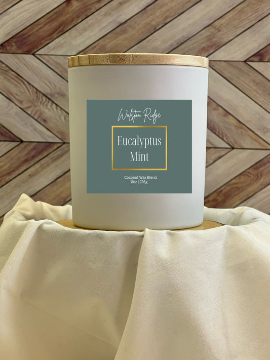 Eucalyptus + Mint 8oz Candle